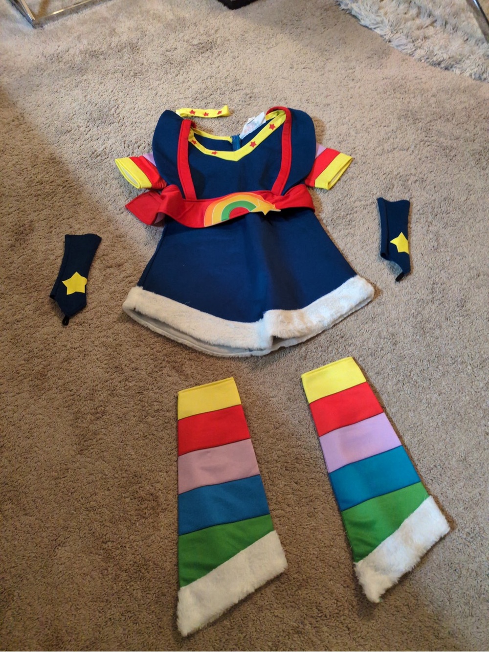 Adult Rainbow Brite Costume